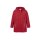 Strickfieece-Jacke m. Kapuze, rot-meliert