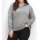 Sweater with collr, grey blend