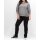 Sweater with collr, grey blend