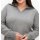 Sweater with collr, grey blend
