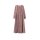 Maxi-Chiffonkleid, rosé gemustert
