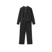 Jeansoverall, Black-Denim