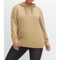 Bluza z kapturem w kształcie lwa, cappuccino