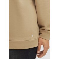 Kapuzensweatshirt m. Leomuster, cappuccino