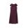 Satin-Chiffon-Abendkleid m. Pailletten, aubergine