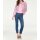 Designer-Lammnappalederjacke, rosé-used