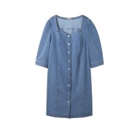 Jeanskleid m. Knopfverschluss, blue Denim