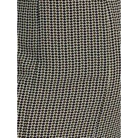Dress, cream-olive-black