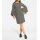 Dress, cream-olive-black