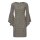 Dress, cream-olive-black