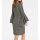 Dress, cream-olive-black