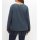 Sweatshirt mit Strasssteinen und Volant, nachtblau