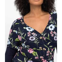 Marken-2-in-1-Jersey-Kleid, marine-bedruckt