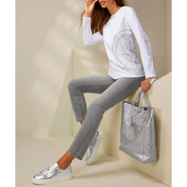 Stretchjeans, light grey-denim