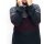 Colourblocking-Pullover m.Troyerkragen, blau-bordeaux