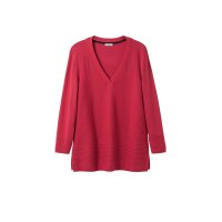 Pattern sweater, red