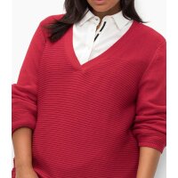 Pattern sweater, red