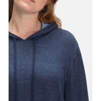 Pullover m. Kapuze und Tunnelzug, blau