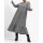 Mille fleures jersey dress, black-white