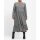 Mille fleures jersey dress, black-white
