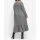 Mille fleures jersey dress, black-white