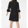 Designer-Druckkleid, schwarz-weiß