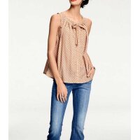 Blouse top, apricot