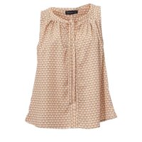 Blouse top, apricot