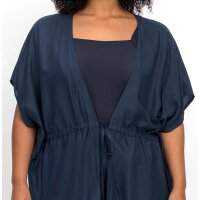 Strand-Kaftan mit Bordürendruck, marine