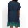 Strand-Kaftan mit Bordürendruck, marine