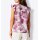 Lyocell-Blusentop, ecru-magenta-bedruckt