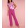 Lyocell-Blusentop, ecru-magenta-bedruckt