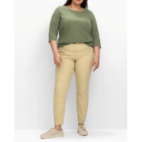 Stretch-Hose im Coloured-Denim-Look, hellbeige