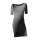 Shapewear jacquard dress, black-grey