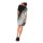 Shapewear jacquard dress, black-grey