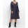 Jerseykleid mit Alloverprint, schwarz-lila