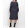 Jerseykleid mit Alloverprint, schwarz-lila