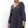 Jerseykleid mit Alloverprint, schwarz-lila