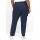 Cargohose mit Blumenstickerei, marine