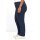 Cargohose mit Blumenstickerei, marine
