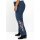 Bootcut-Jeans m. Blumenstickerei, blue Denim