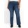 Bootcut-Jeans m. Blumenstickerei, blue Denim
