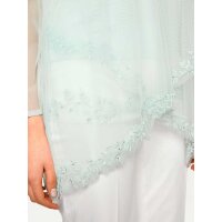 Stickerei-Shirt, mint