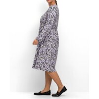 Jerseykled m. Alloverdruck, lavendel-grau