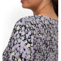 Jerseykled m. Alloverdruck, lavendel-grau