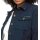 Linen jacquard jacket with tie band, navy