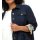 Linen jacquard jacket with tie band, navy