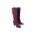 Marken-Weitschaft-Veloursleder-Stiefel, pflaume