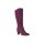 Marken-Weitschaft-Veloursleder-Stiefel, pflaume