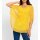 Georgettebluse m. eingenähtem Top, sonnengelb